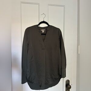 H&M Charcoal Satin Tunic
